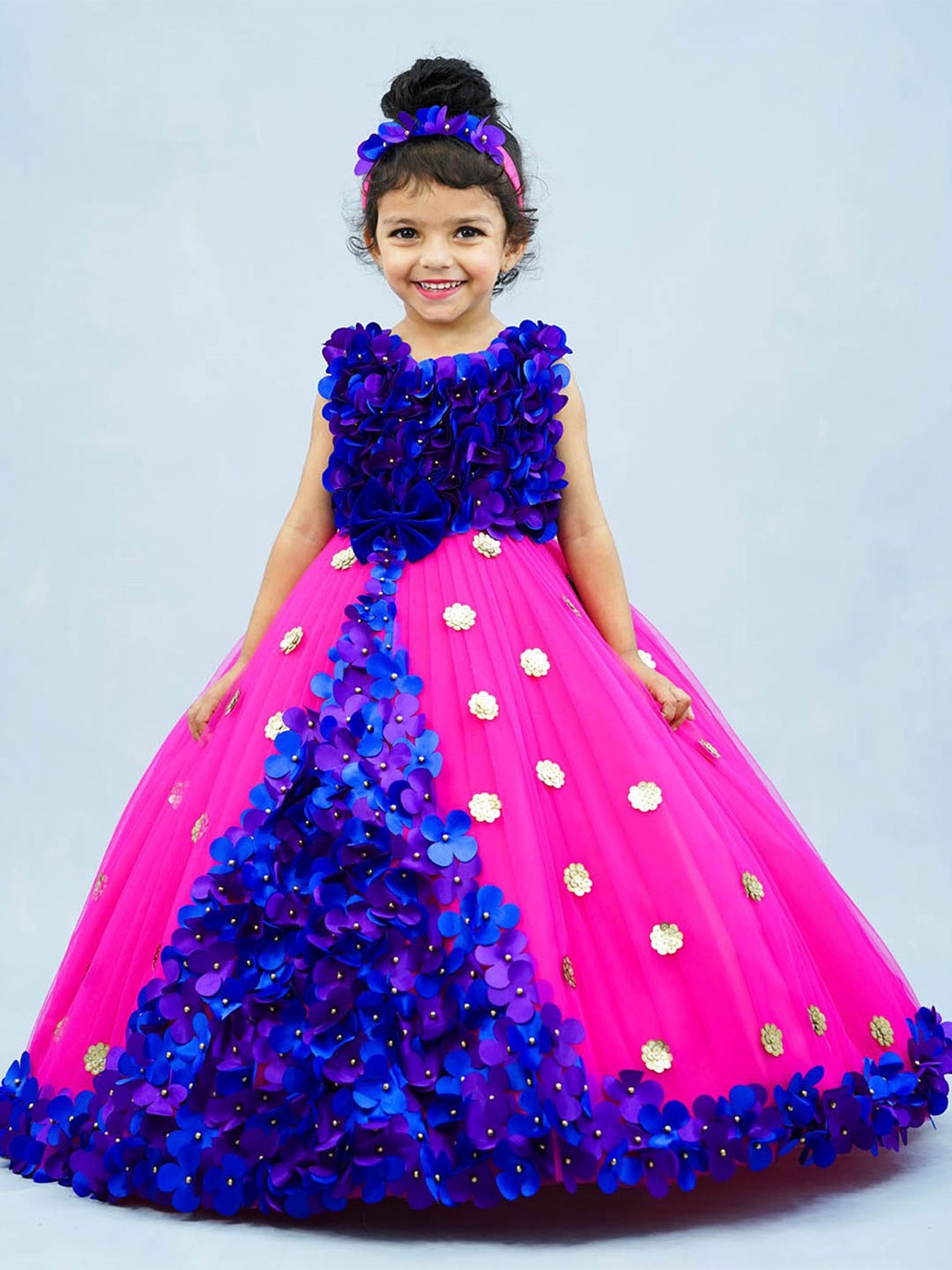 

Li & Li Boutique Girls Gown Dress, Rose