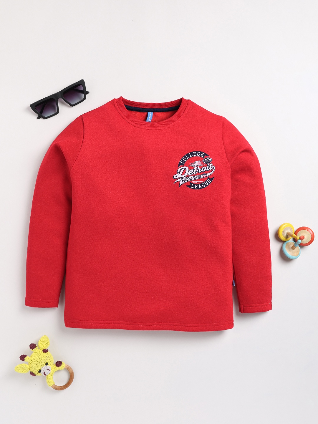 

Here&Now X Game Begins Boys Sweatshirt, Red