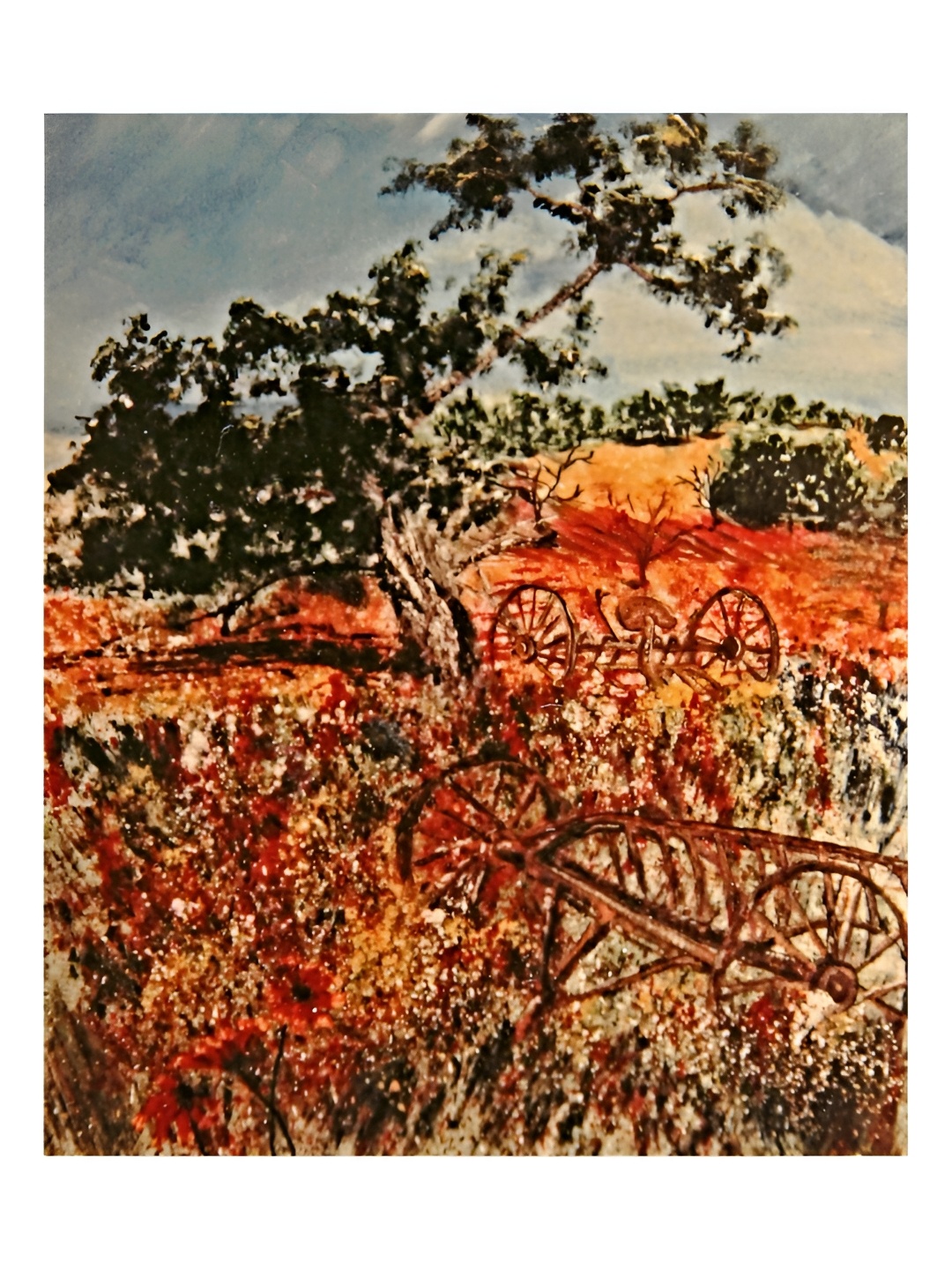

Inephos Brown & Blue A Fleeting Dream Canvas Wall Painting