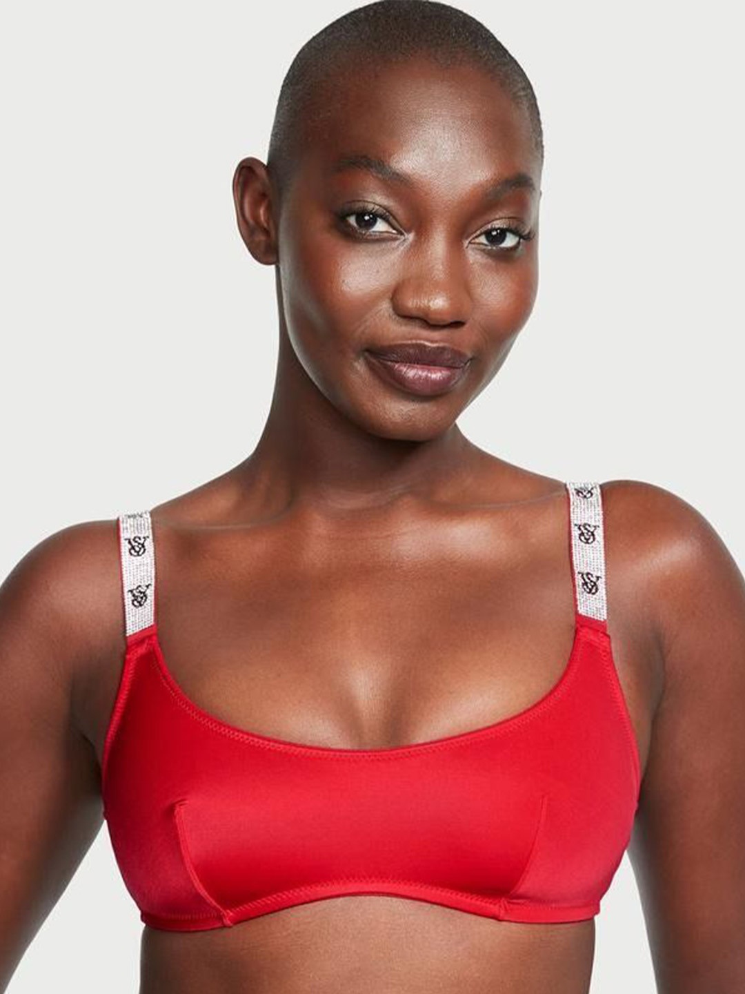 

Victoria's Secret Women Full Coverage Non Padded Bralette Bra, Red