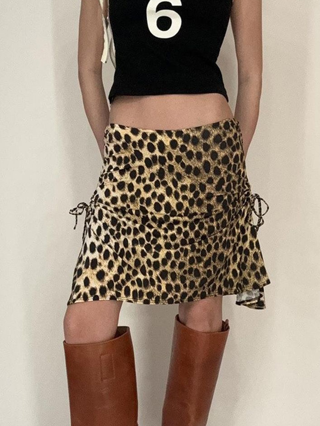 

LULU & SKY Women Animal Printed A-Line Skirt, Yellow