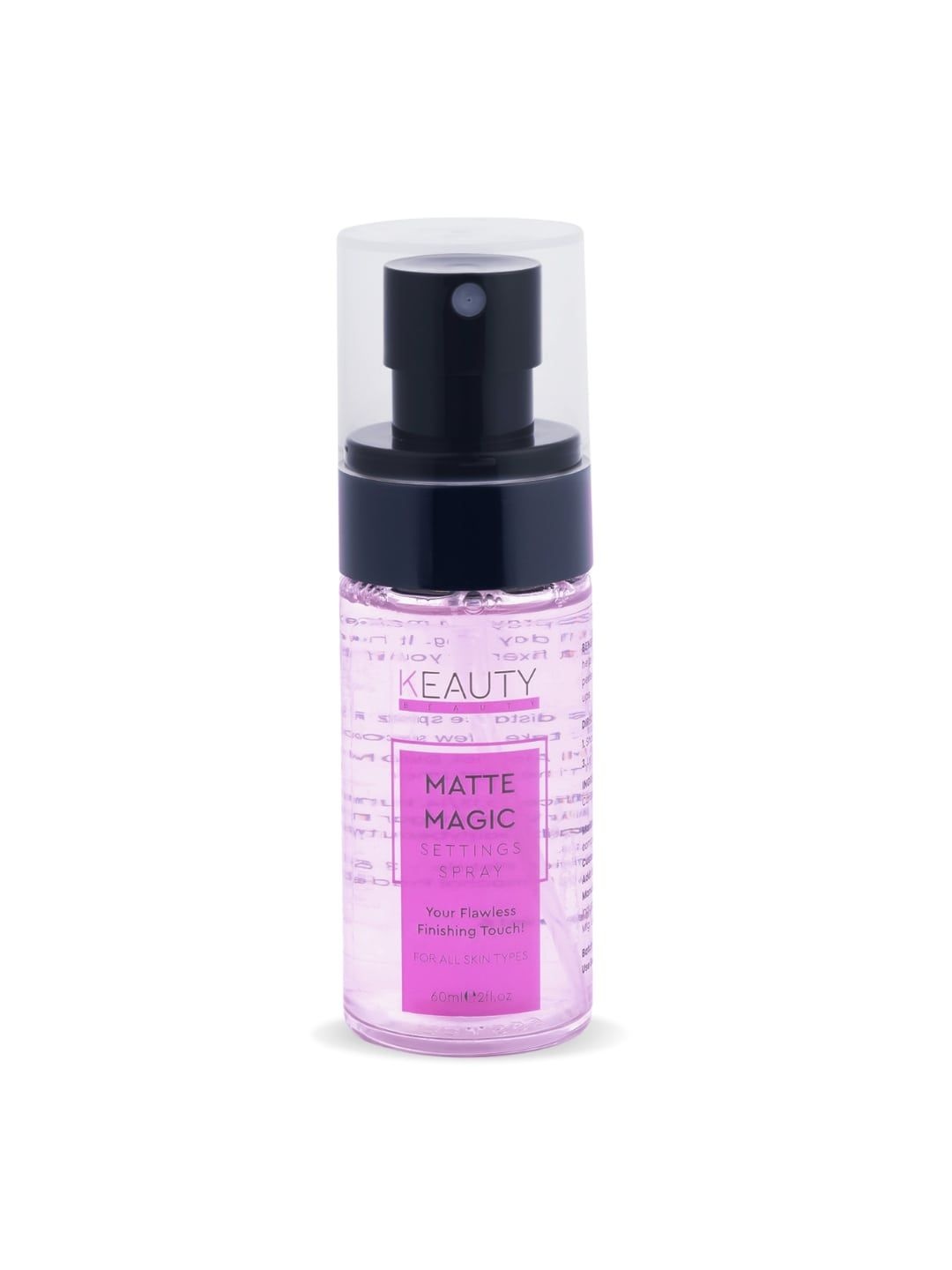 

Keauty Beauty Matte Magic Your Flawless Finishing Touch Setting Spray - 60ml, Pink