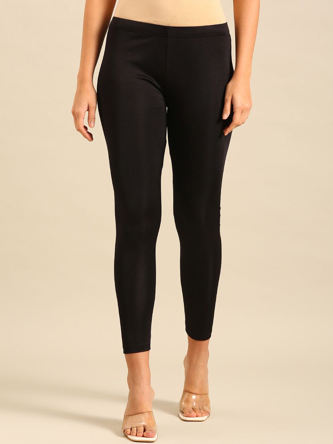 

De Moza Women Ankle Length Leggings, Black