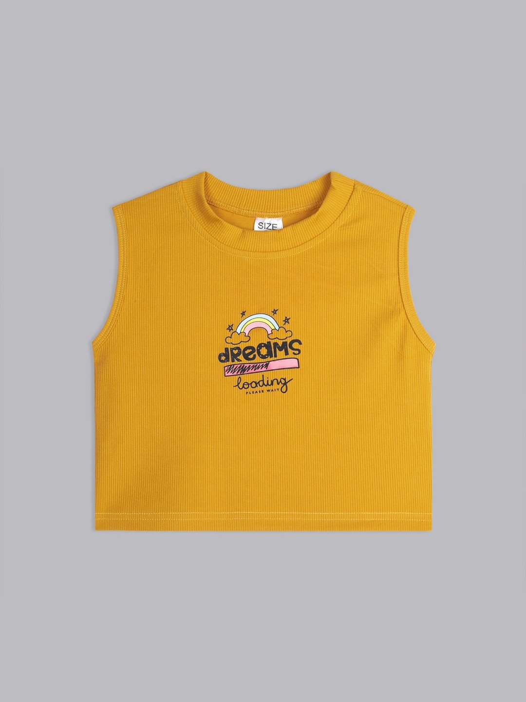 

BAESD Girls Ribbed Tank Top, Yellow