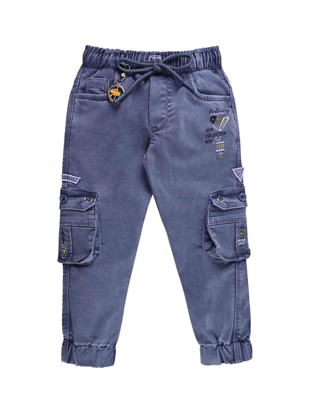 

Wish Karo Boys Jogger Cotton Jeans, Blue