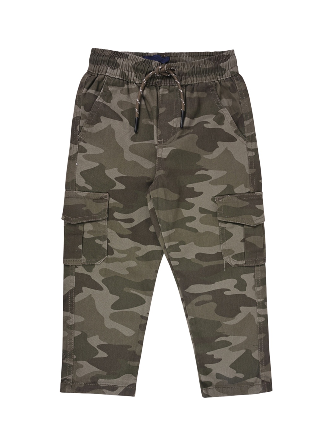 

Wish Karo Boys Camouflage Printed Regular Fit Cargos, Khaki