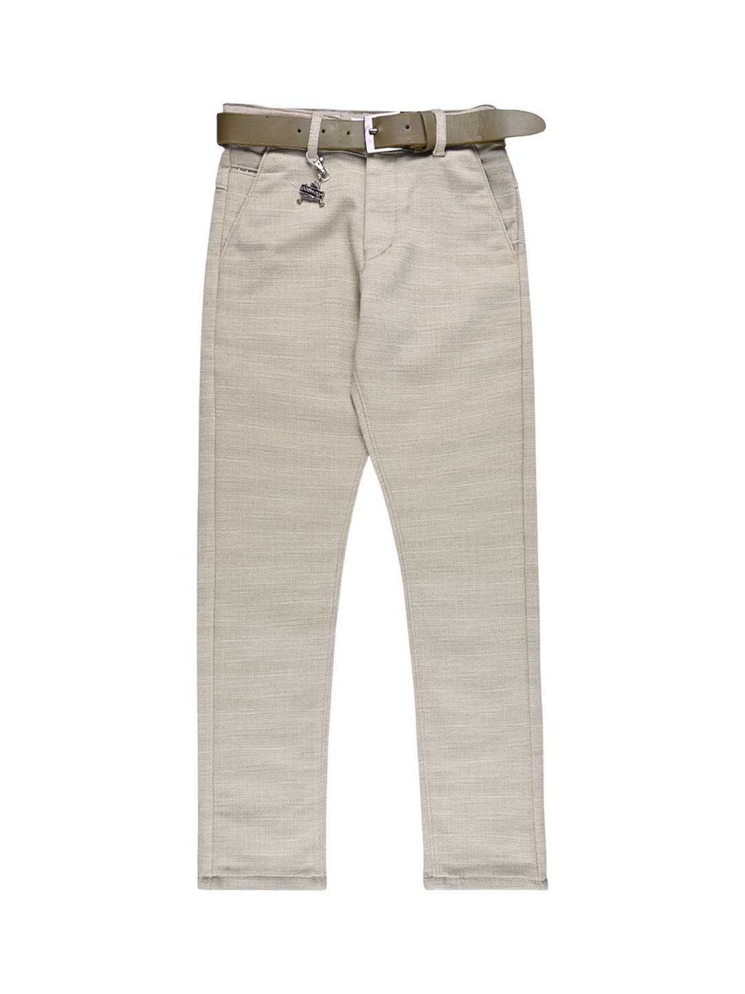 

Wish Karo Boys Regular Fit Mid-Rise Cotton Trouser, Beige
