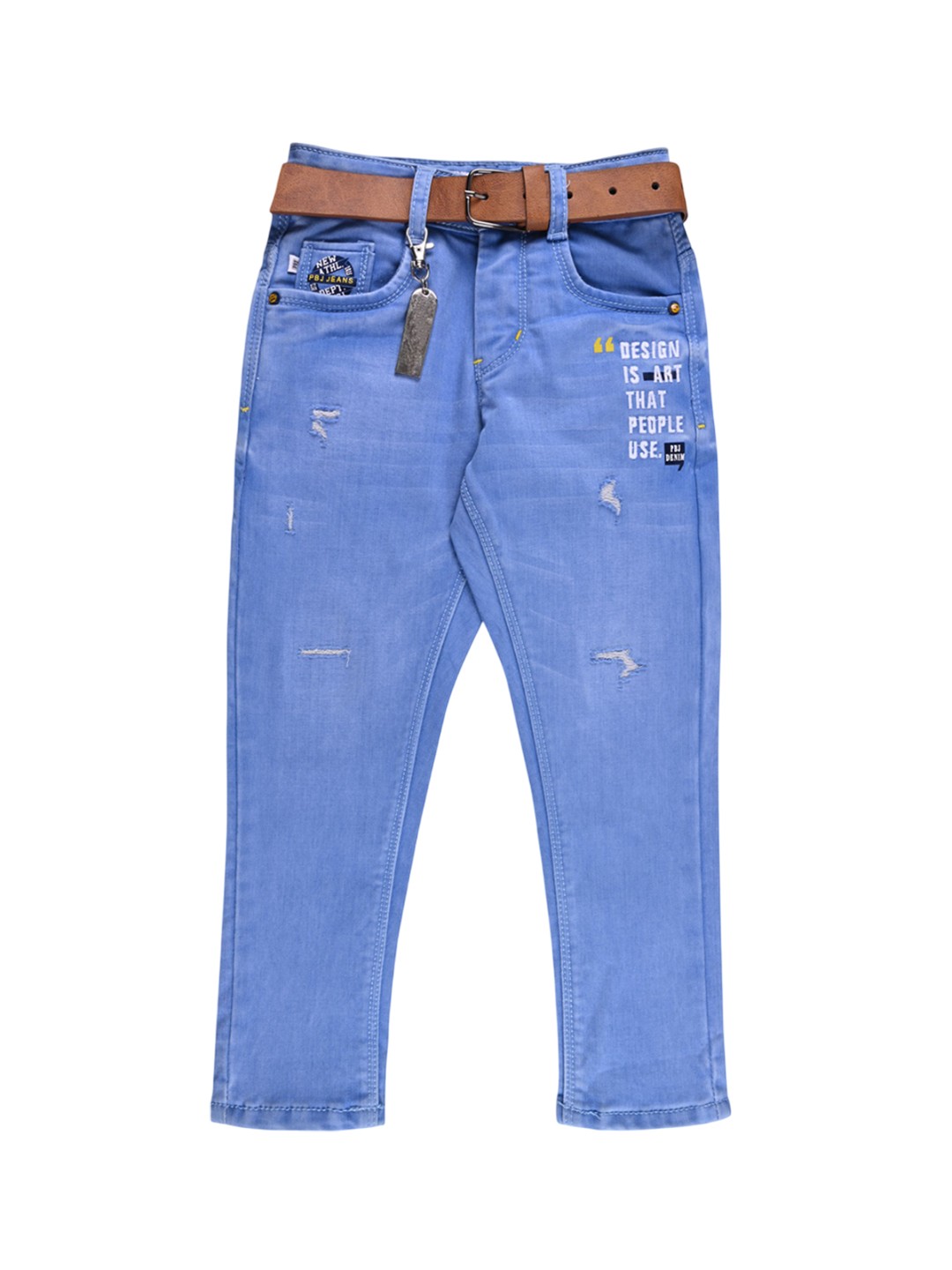 

Wish Karo Boys Regular Fit Mid-Rise Jeans, Blue