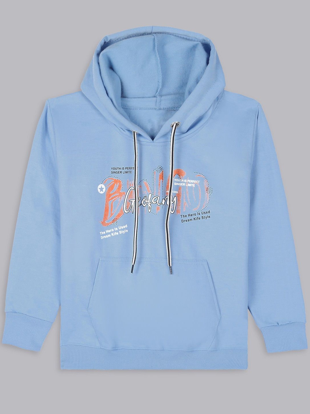 

BAESD Girls Printed Sweatshirt, Blue