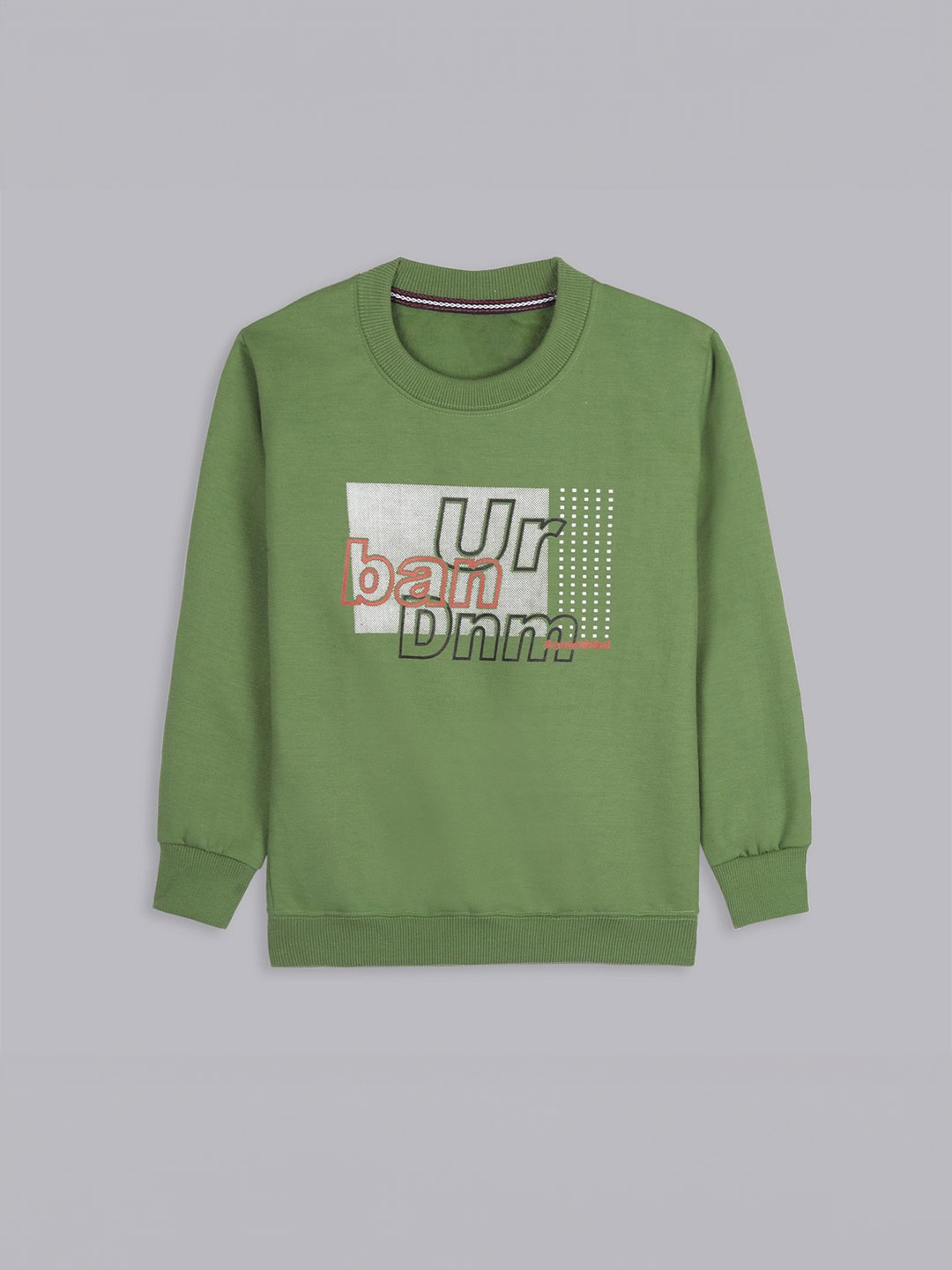 

BAESD Girls Printed Round Neck Sweatshirt, Green