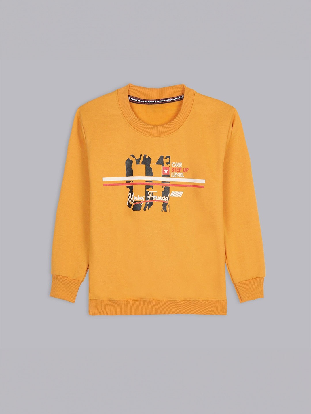 

BAESD Girls Printed Pullover Sweatshirt, Yellow