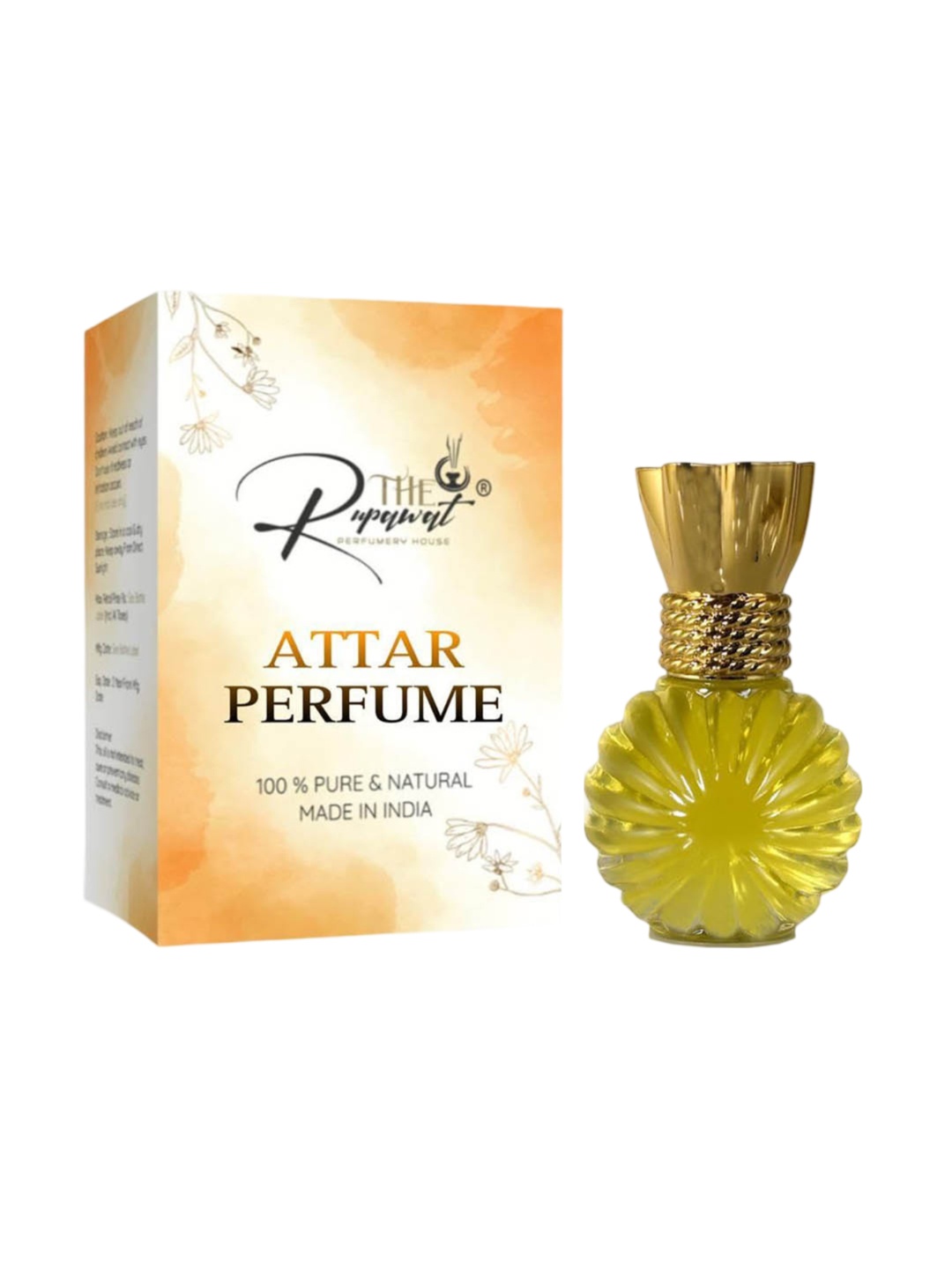 

THE RUPAWAT Perfumery House Inspiracy 100% Pure & Natural Alcohol-Free Attar - 12 ml, Transparent