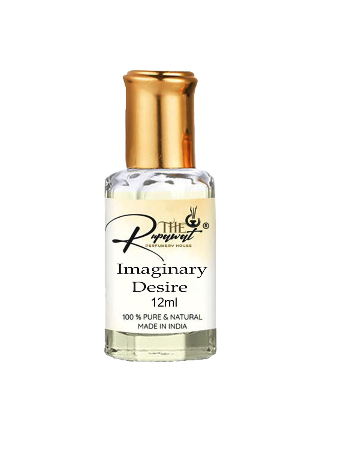 

THE RUPAWAT Perfumery House Imaginary Desire Natural Alcohol-Free Attar - 12 ml, Transparent