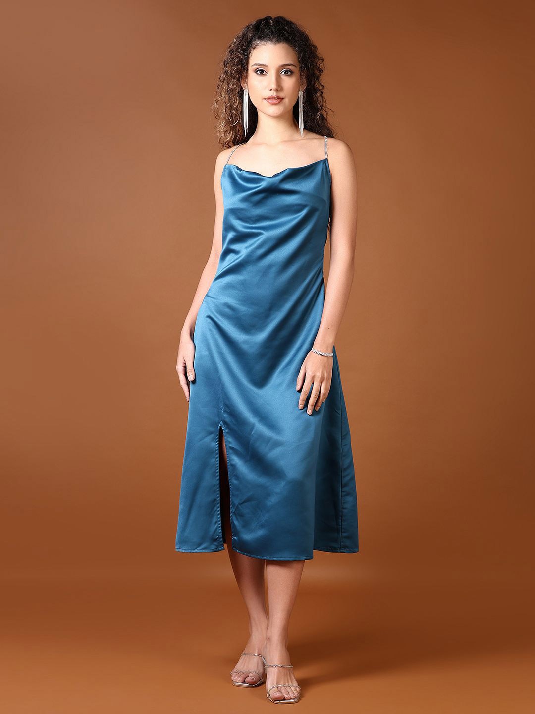 

V-Mart Women Straight A-Line Dress, Blue