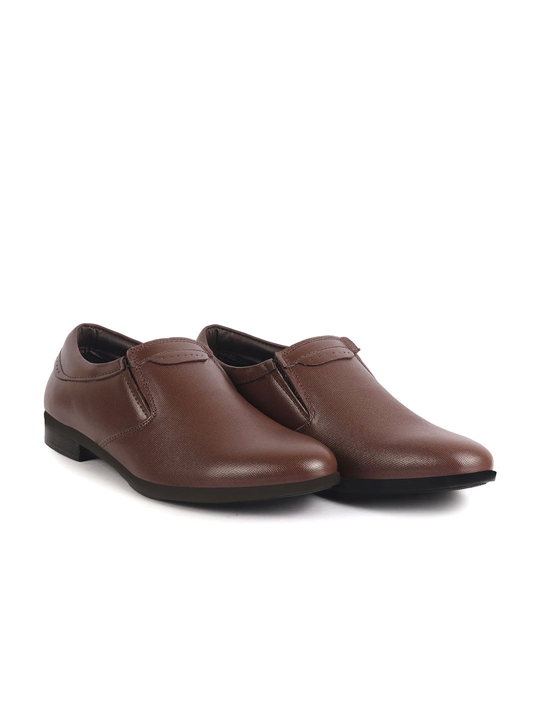 

FAUSTO Men Formal Slip-Ons, Brown