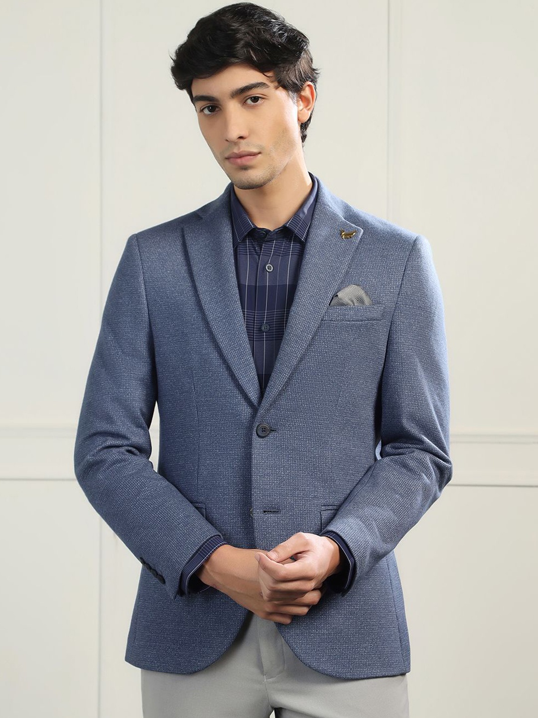 

Blackberrys Slim-Fit Single Breasted Blazer, Blue