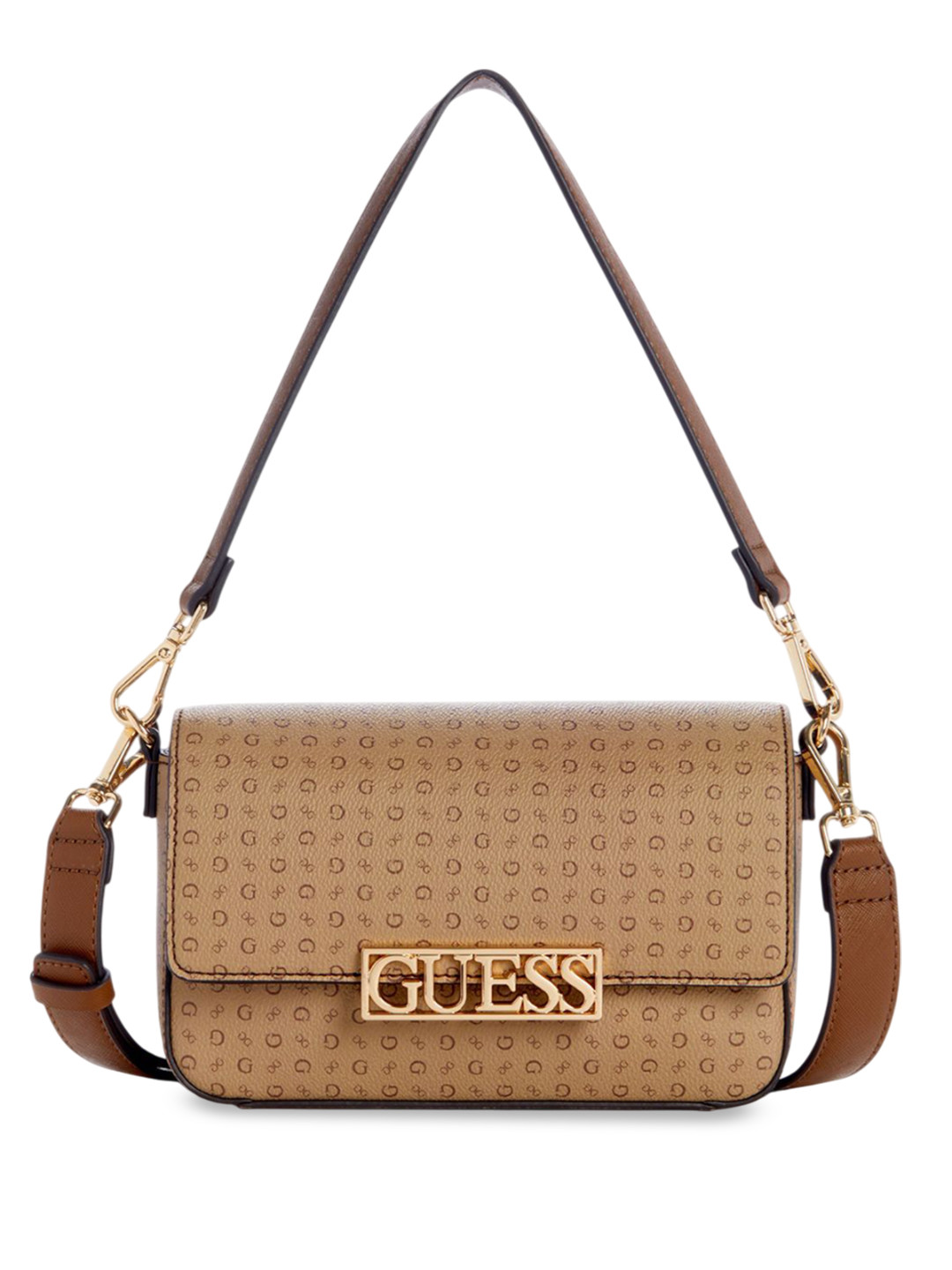 

GUESS Printed Sling Bag, Brown