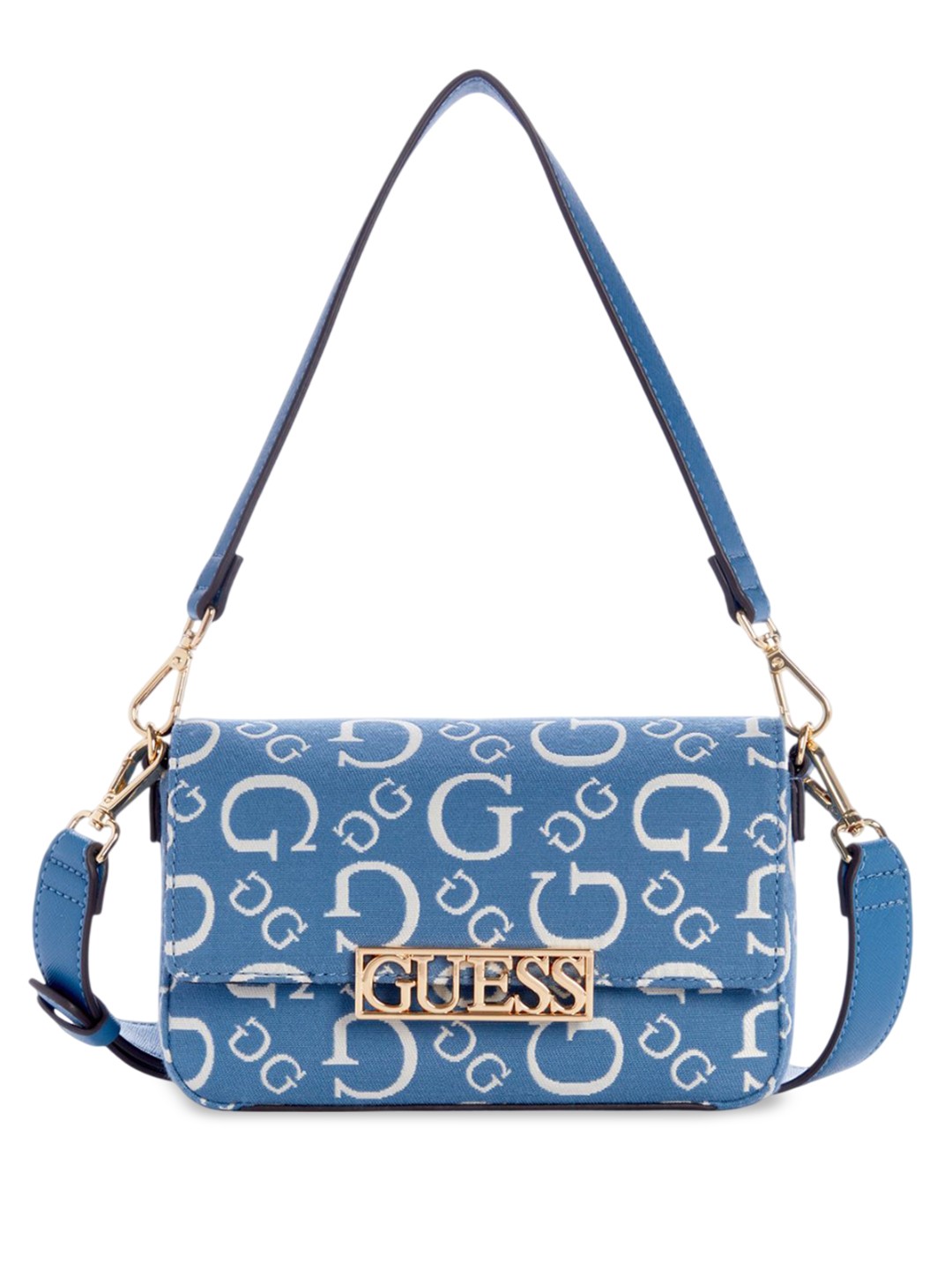 

GUESS Printed Sling Bag, Blue