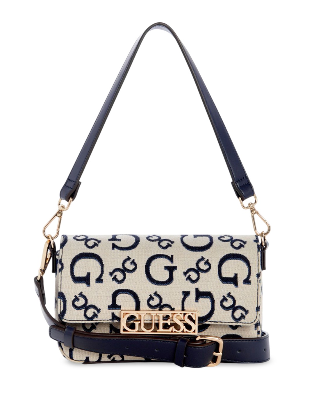 

GUESS Geometric Sling Bag, Blue