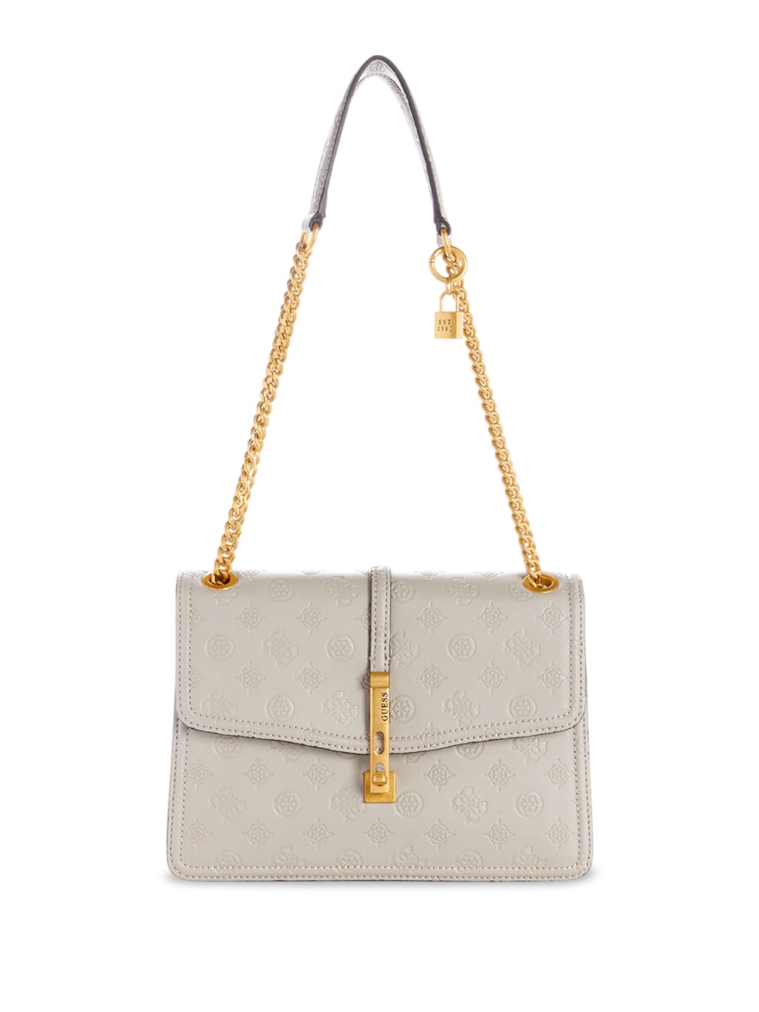 

GUESS PU Shoulder Bag, Grey