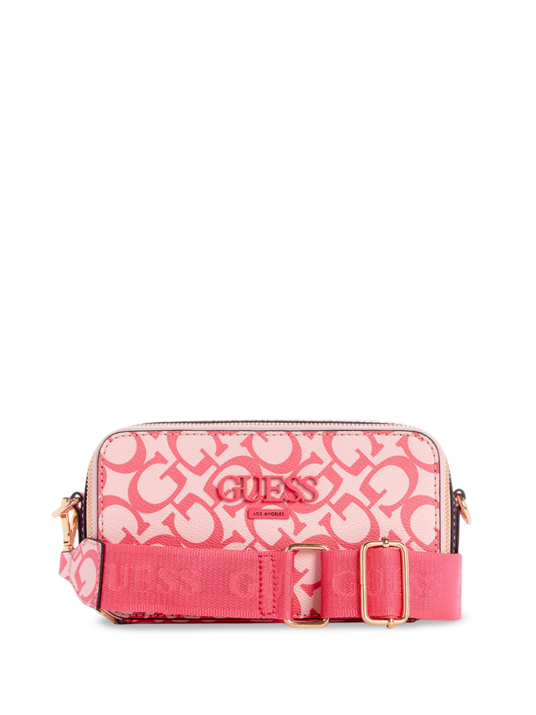 

GUESS Printed Sling Bag, Pink