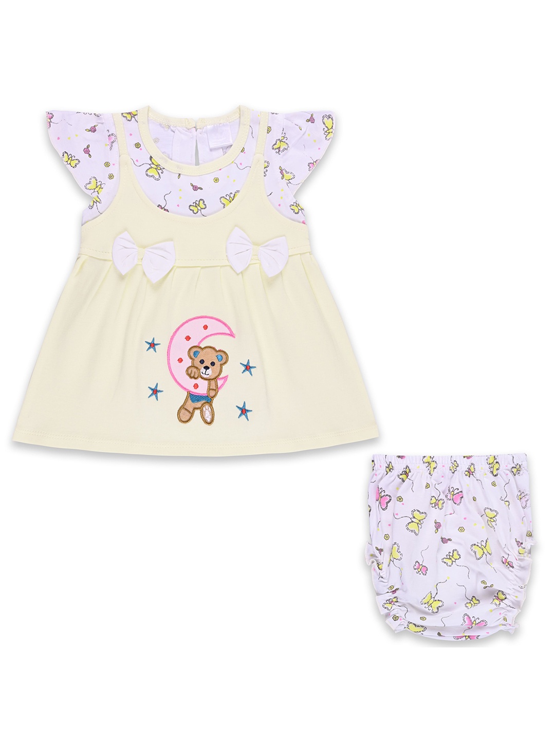 

Wish Karo Print A-Line Dress, Yellow