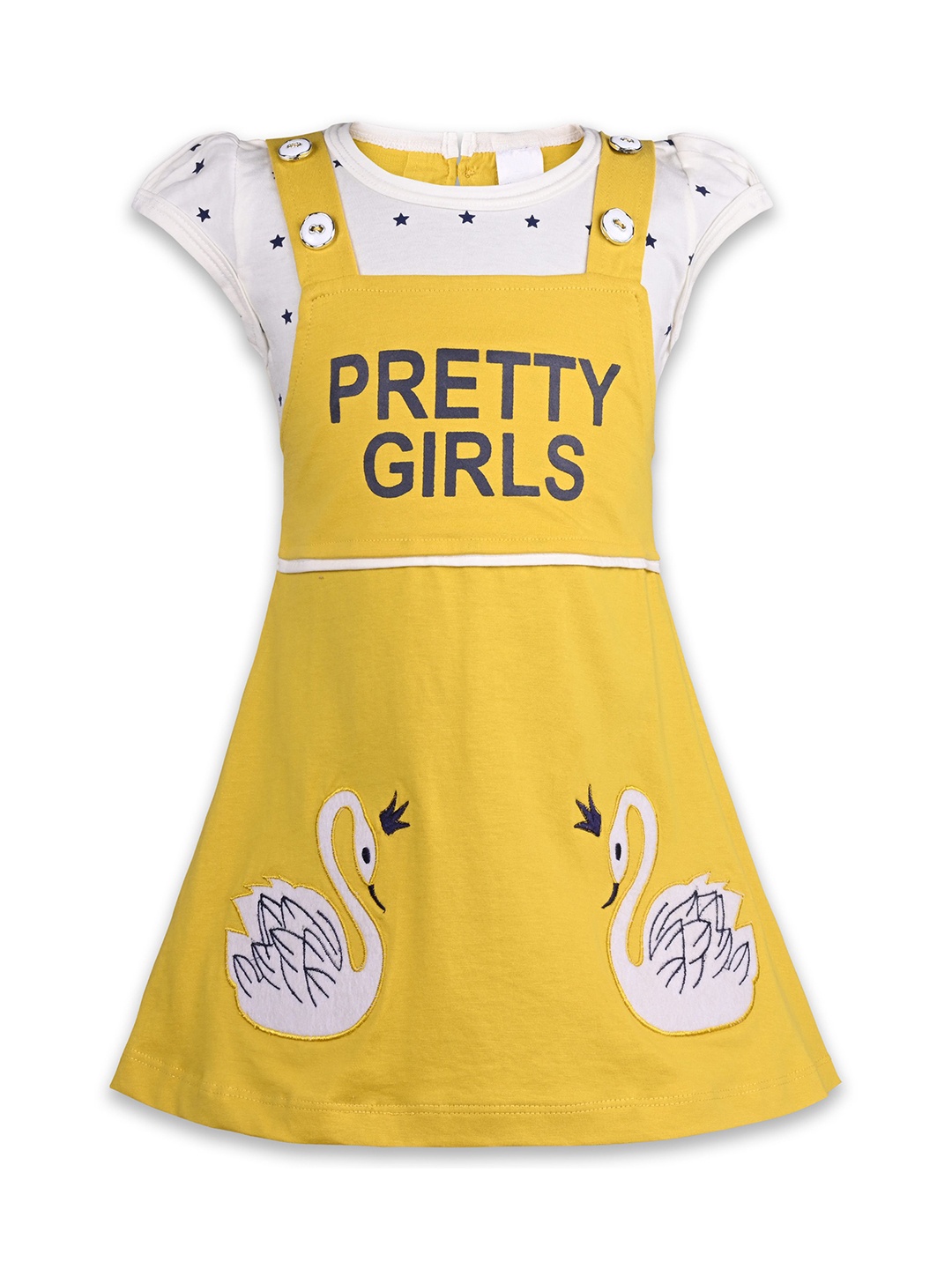 

Wish Karo Print Fit & Flare Dress, Mustard