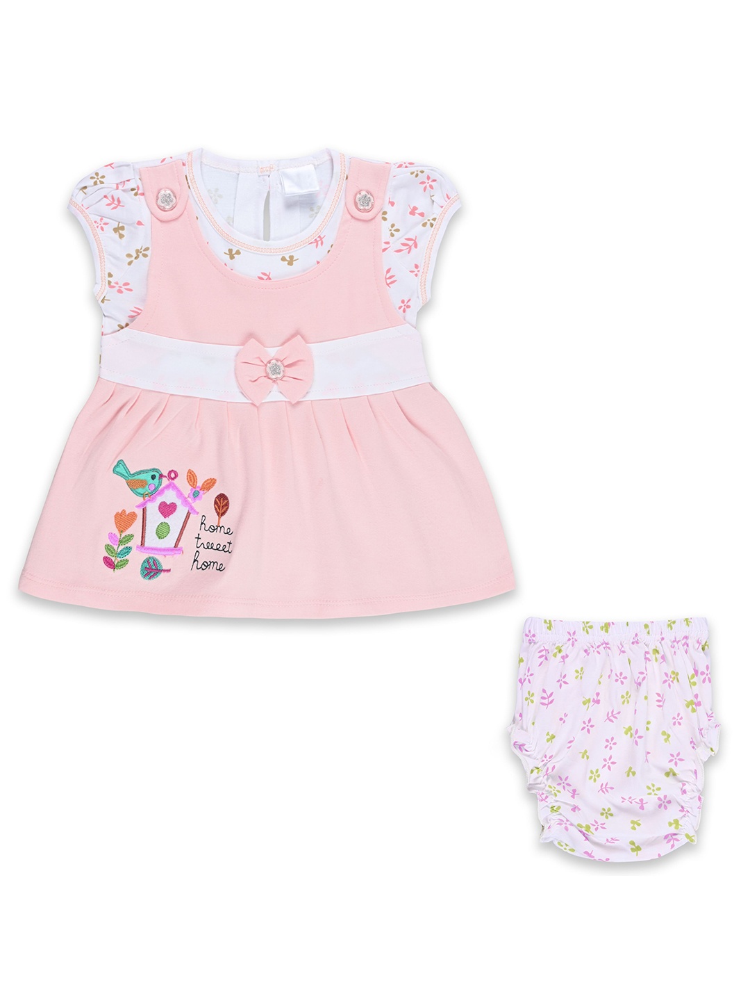 

Wish Karo Print A-Line Dress, Pink