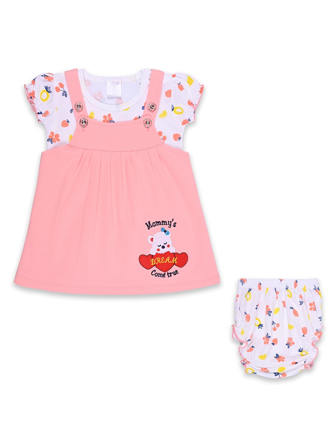

Wish Karo Print A-Line Dress, Peach