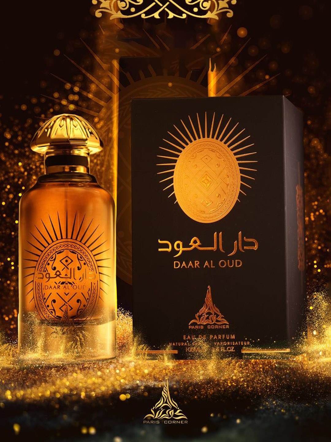 

Paris Corner Perfumes Daar Al Oud Long Lasting Eau De Parfum- 100 ml, Transparent