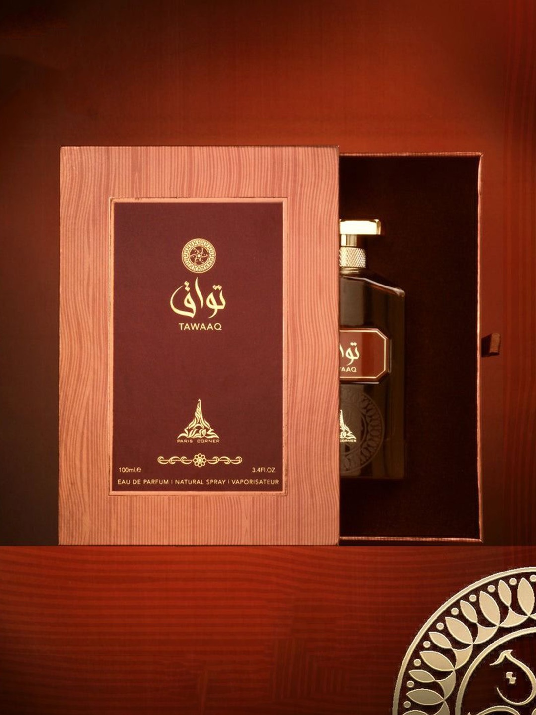 

Paris Corner Perfumes Tawaaq Long Lasting Eau De Parfume- 100 ml, Transparent
