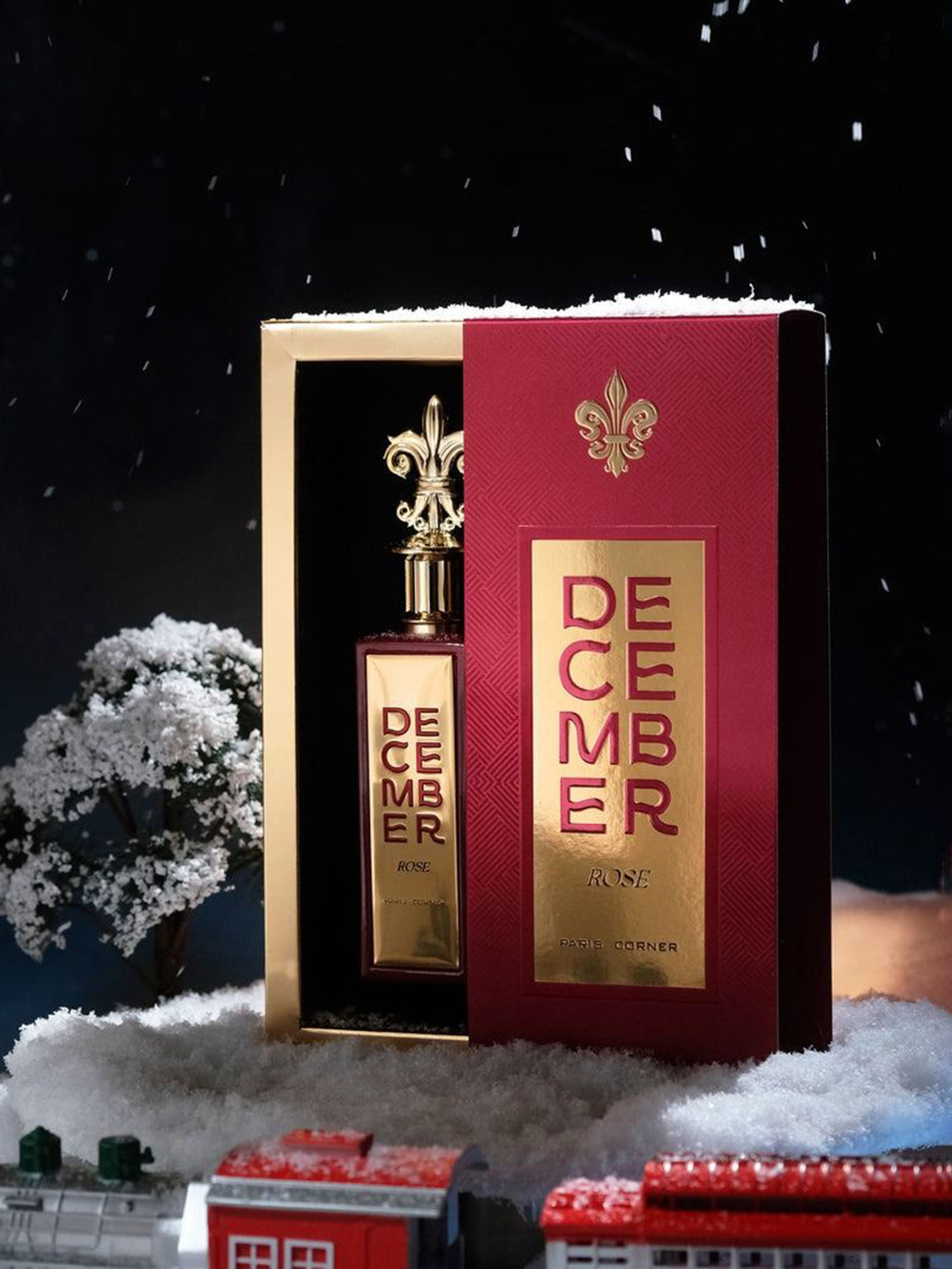 

Paris Corner Perfumes December Rose Long Lasting Eau De Parfum - 100 ml, Transparent