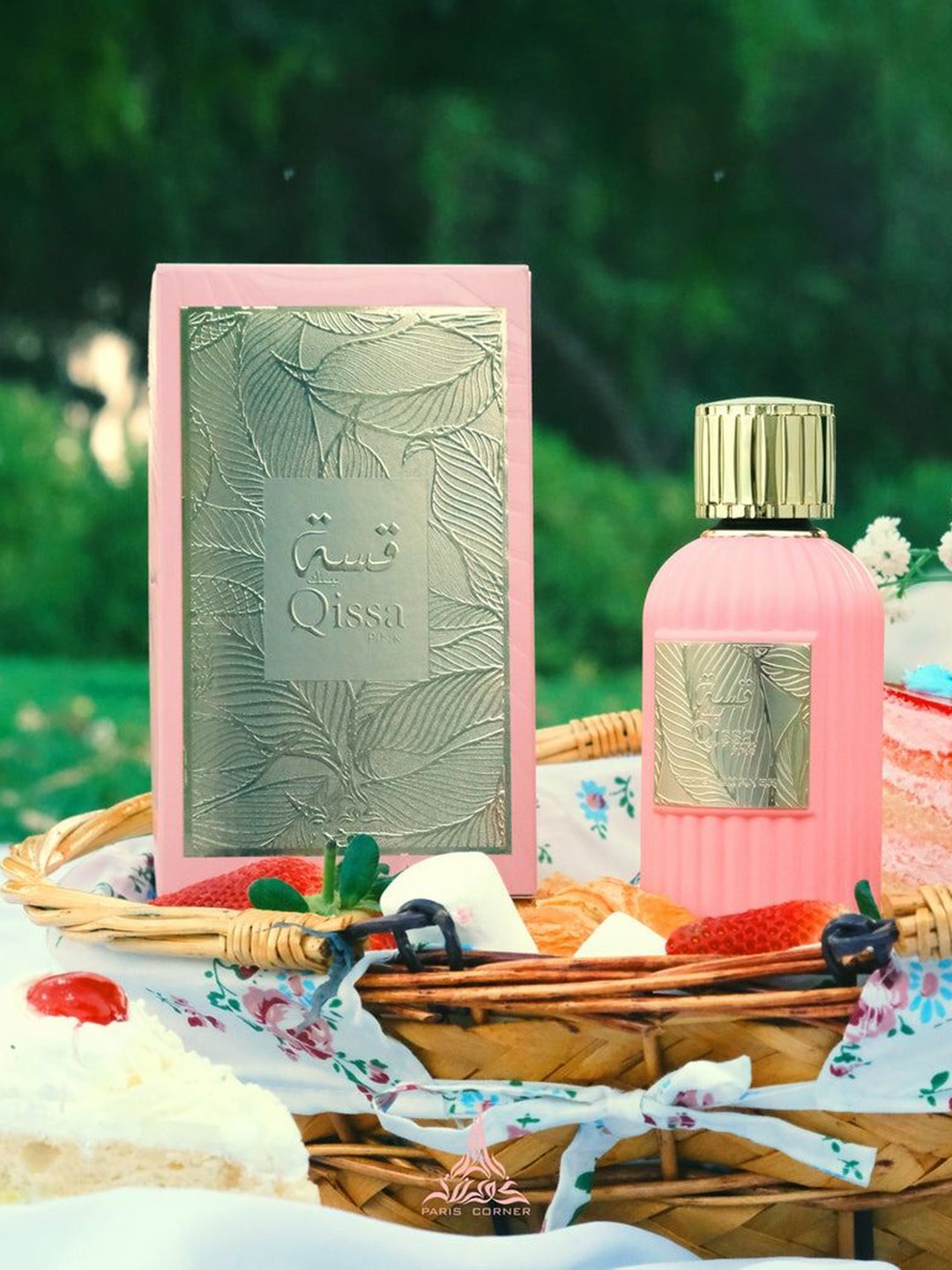 

Paris Corner Perfumes Qissa Pink Long Lasting Eau De Parfume- 100 ml, Transparent