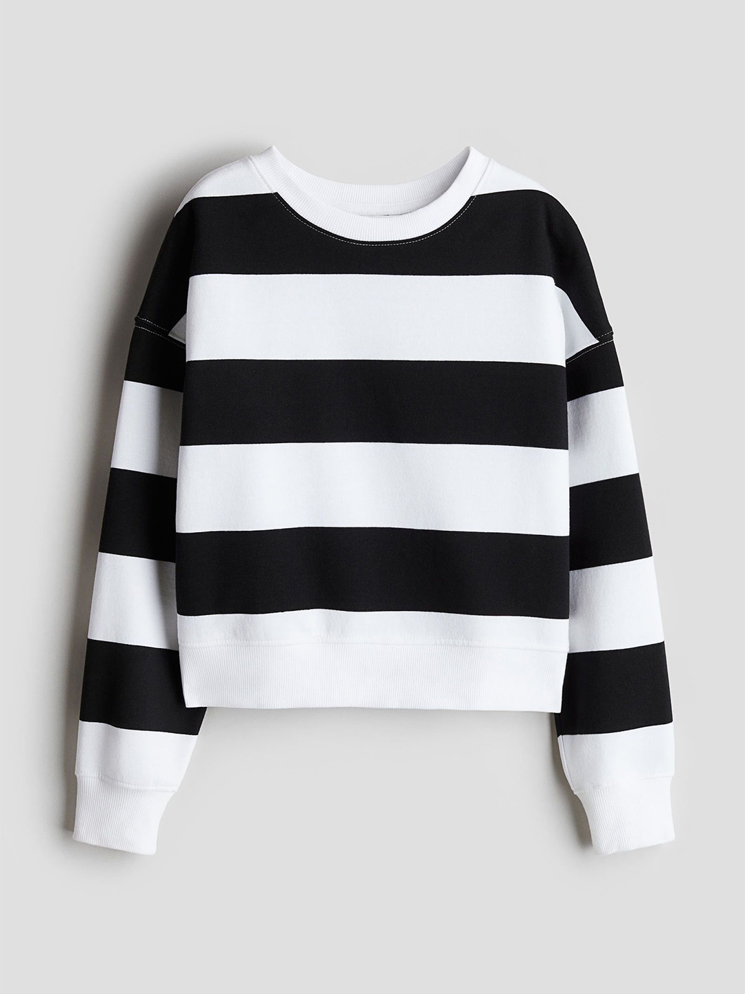 

H&M Girls Crew-Neck Sweatshirt, White
