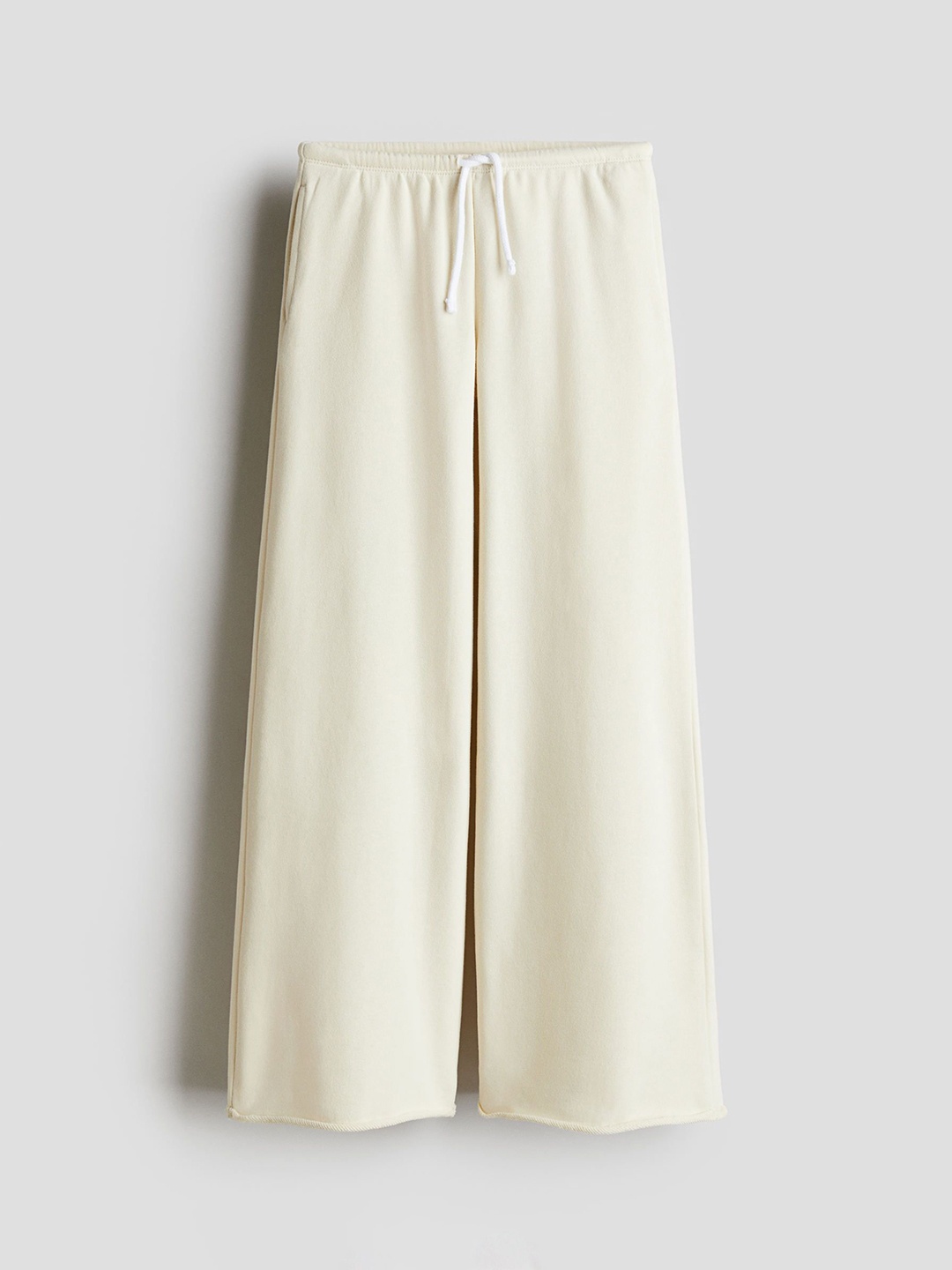 

H&M Girls Wide-Leg Joggers, Beige