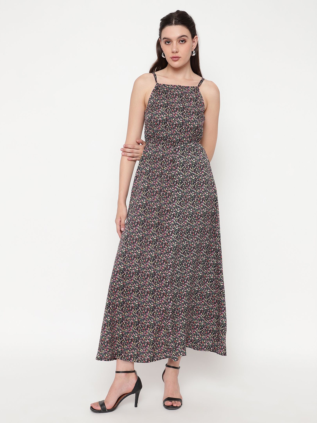 

ROSEMELON Women Printed Maxi Dress, Multi