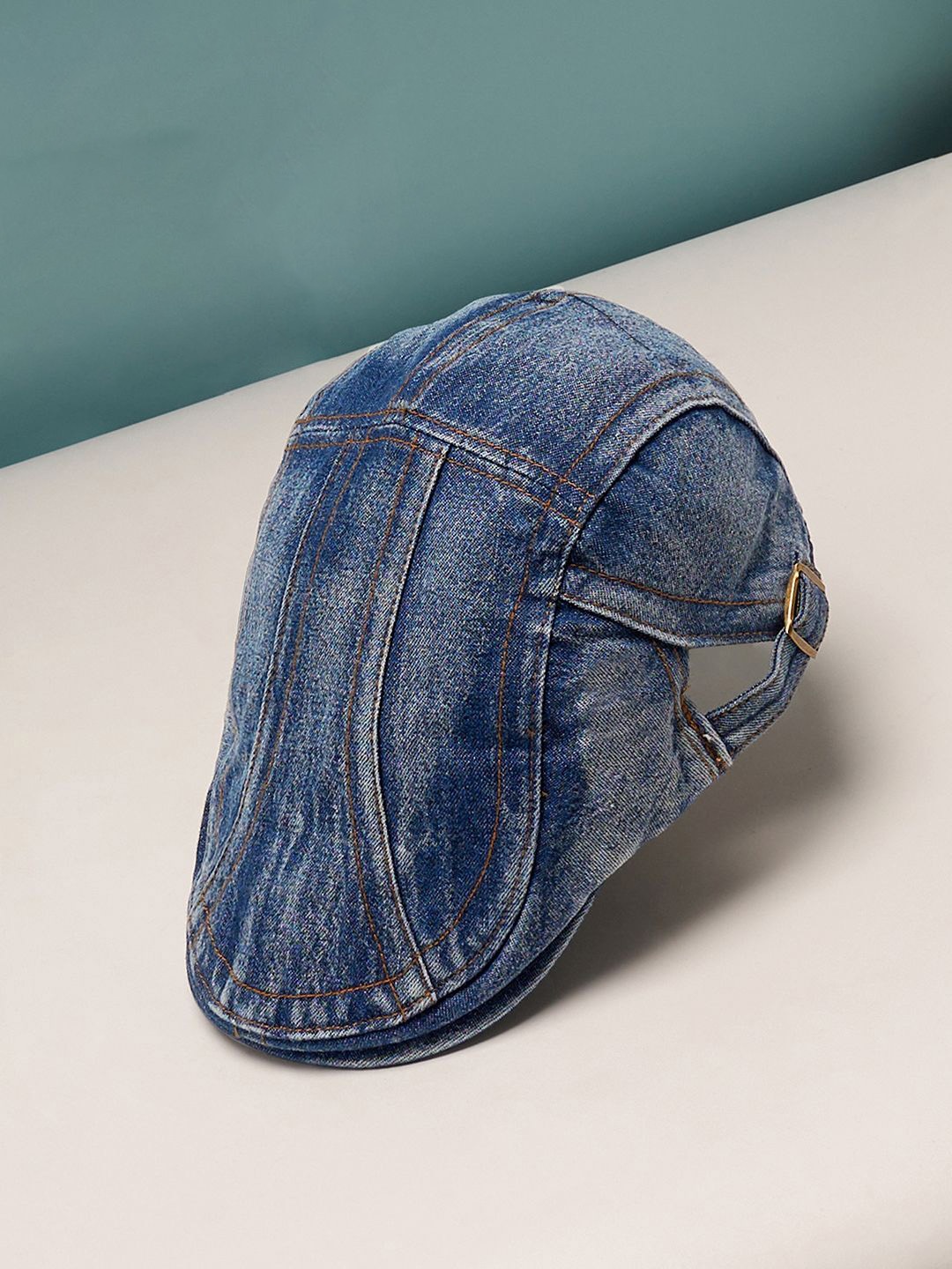 

HAUTE SAUCE by Campus Sutra Women Denim Driver Cap, Blue