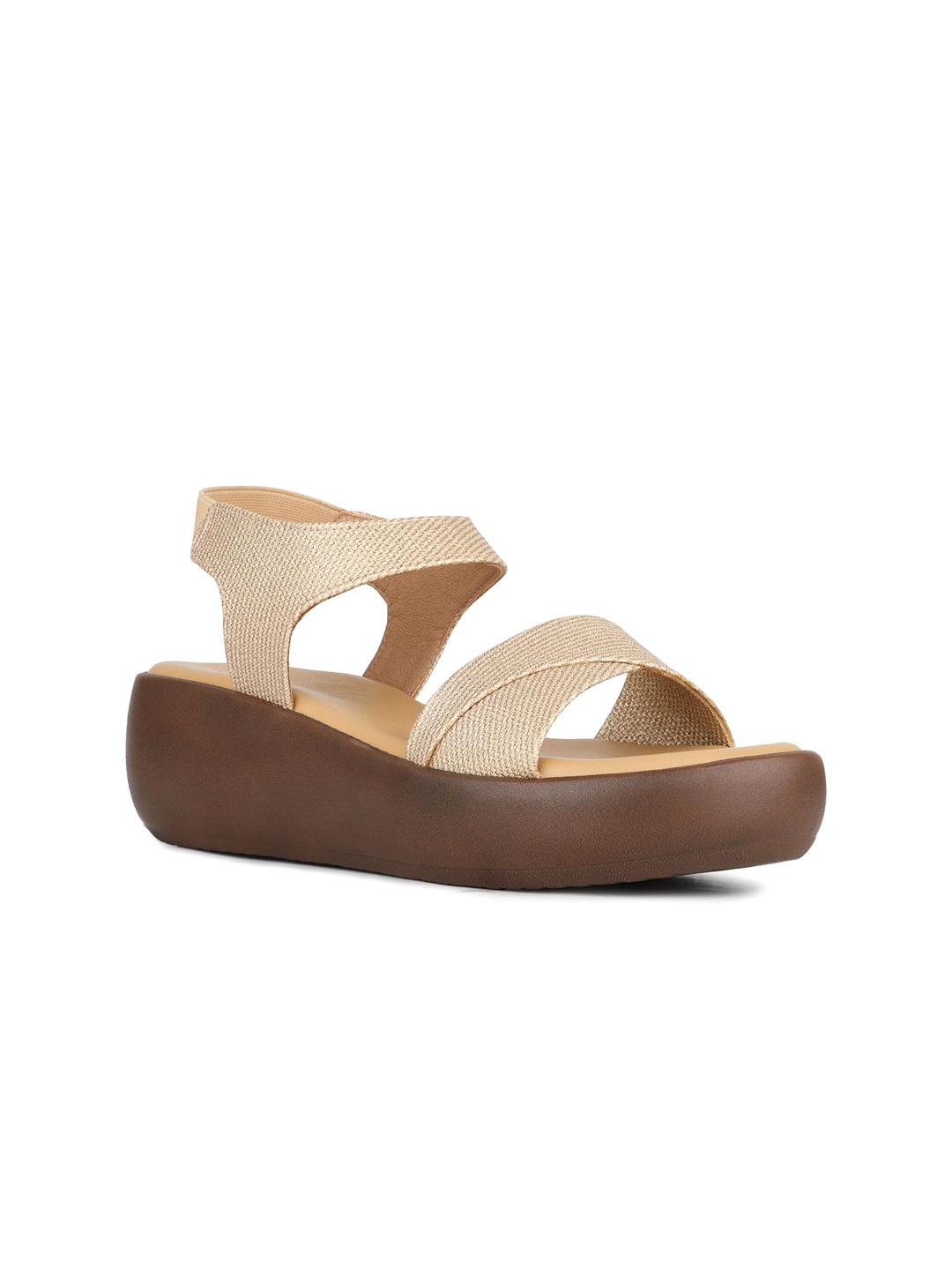 

Inc 5 Women Open Toe Wedge Heel Sandals, Beige