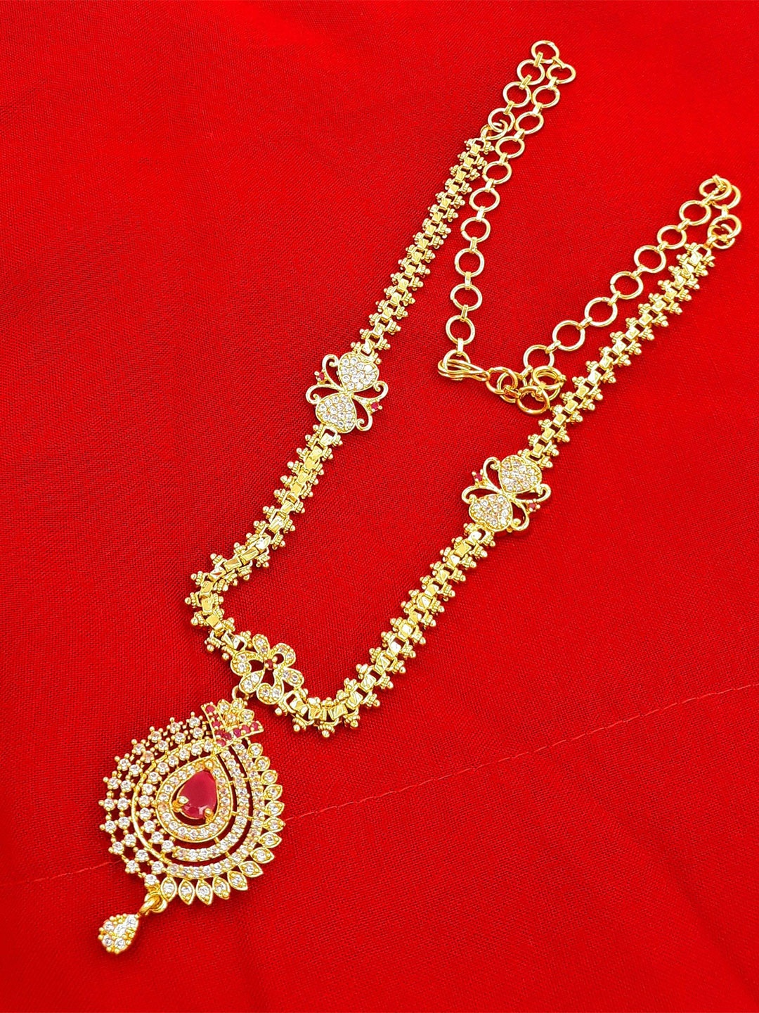 

Anujeet Fashion Hub Gold-Plated Necklace