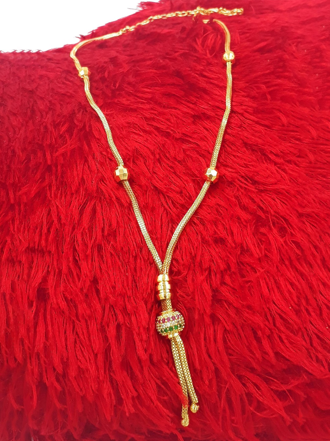 

Anujeet Fashion Hub Gold-Plated Necklace