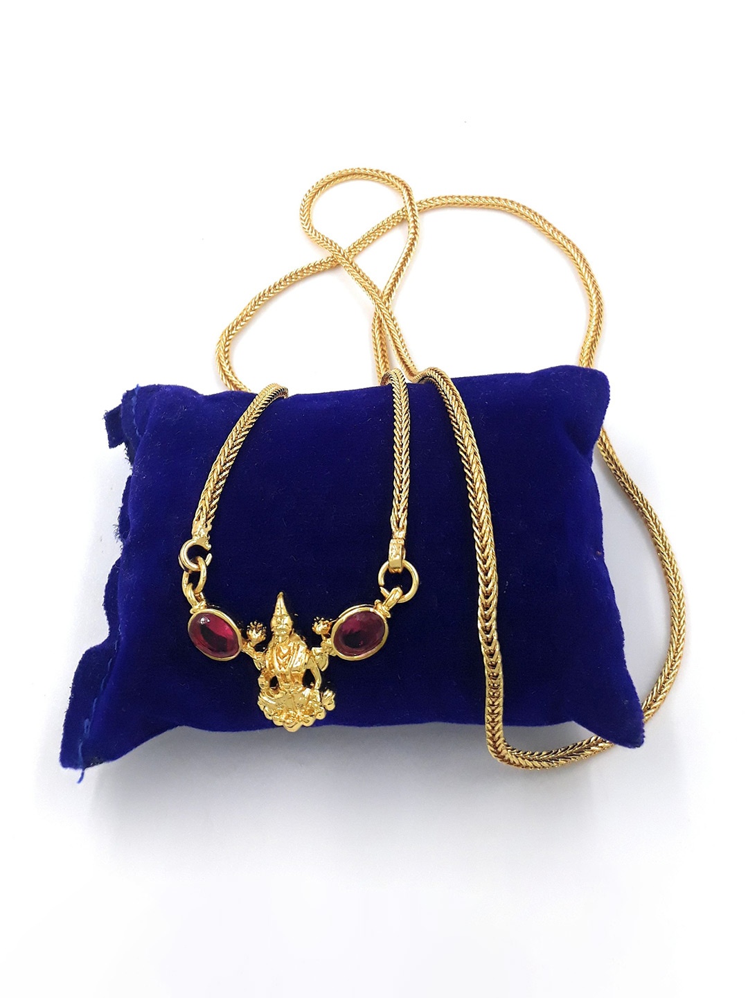 

Anujeet Fashion Hub Gold-Plated American Diamond Necklace