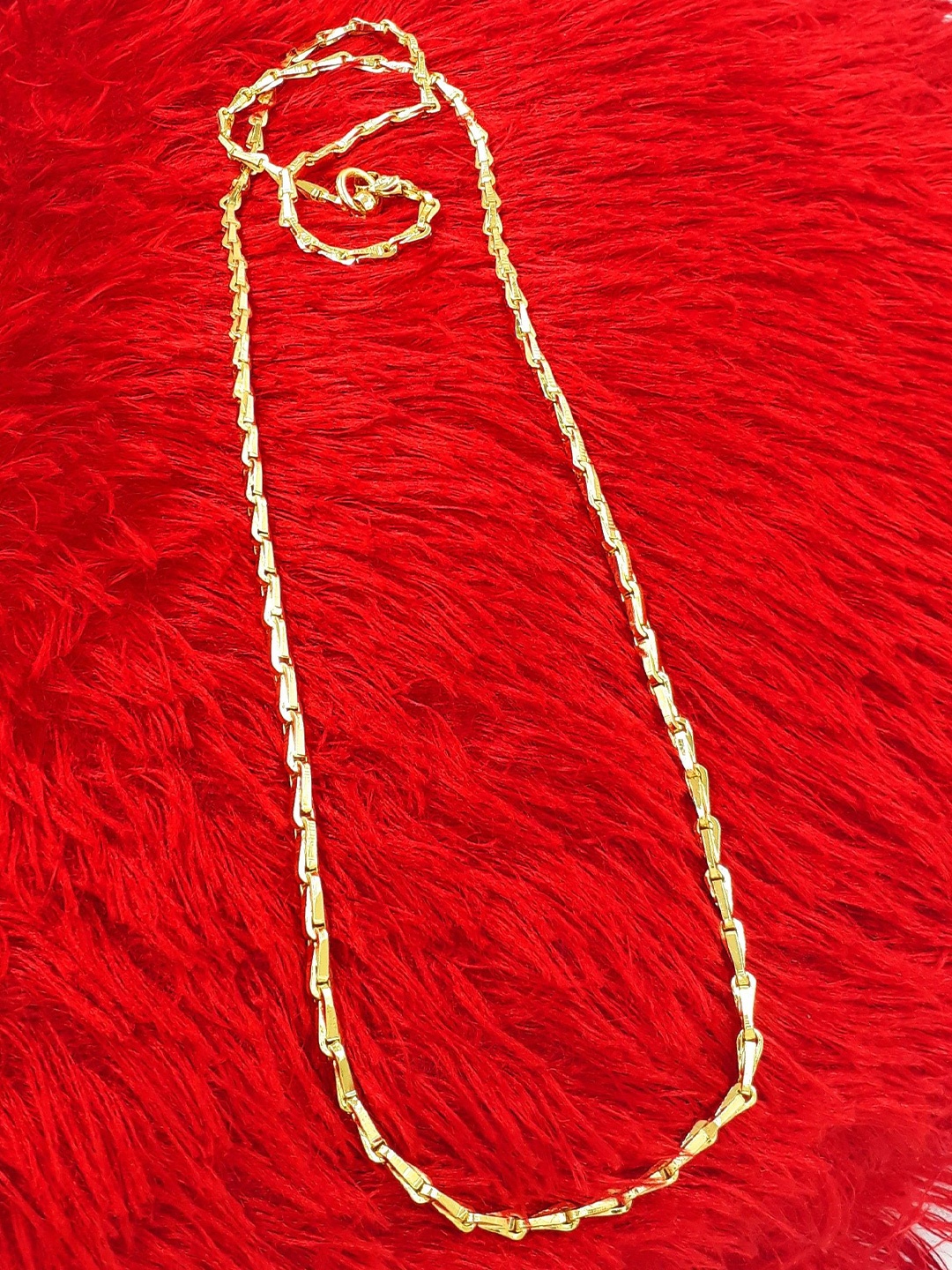 

Anujeet Fashion Hub Gold-Plated Minimal Chain