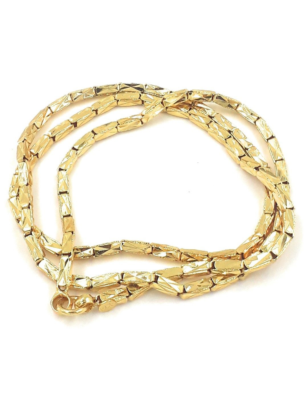 

Anujeet Fashion Hub Gold-Plated American Diamond Chain