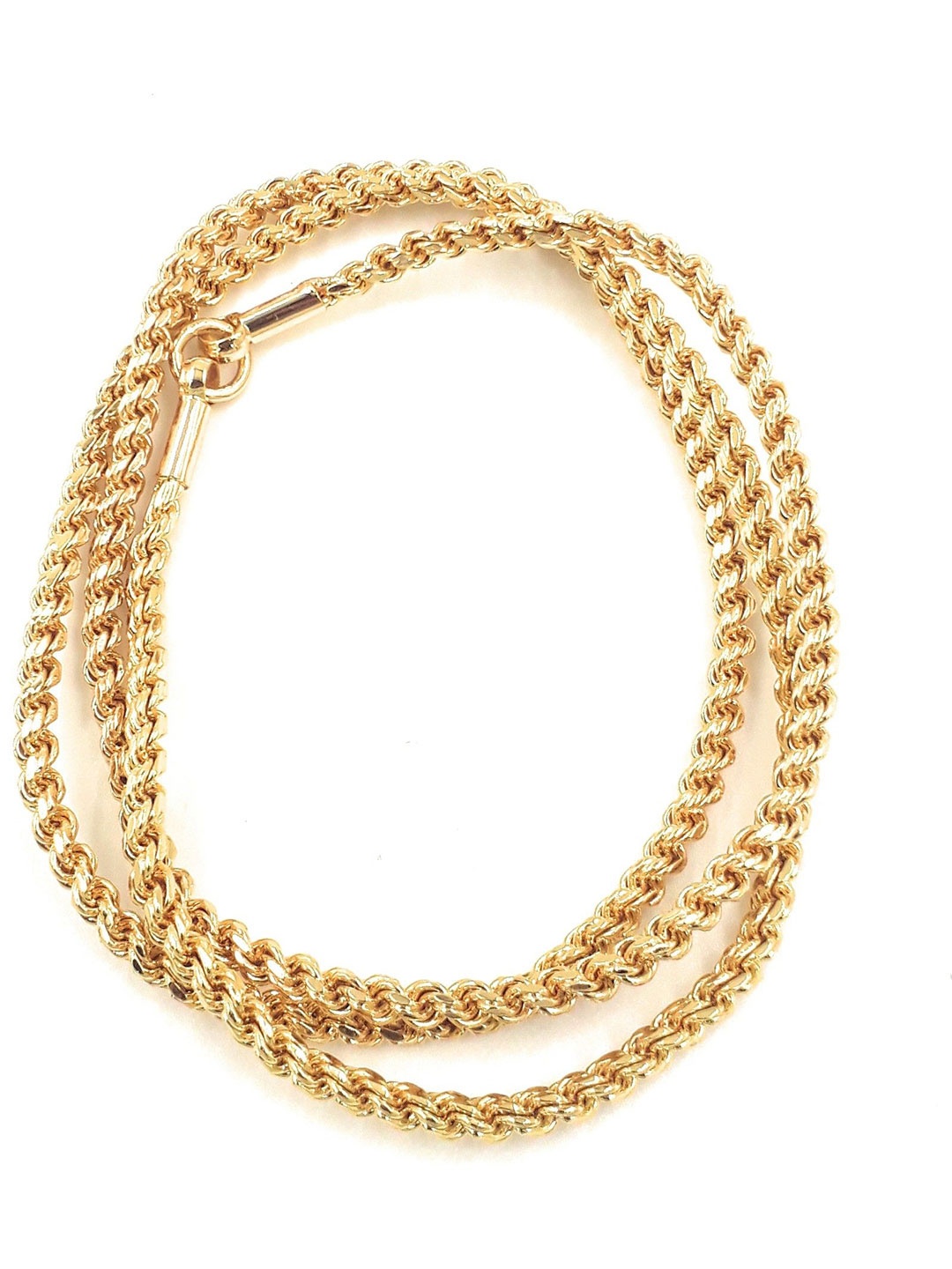 

Anujeet Fashion Hub Gold-Plated American Diamond Chain