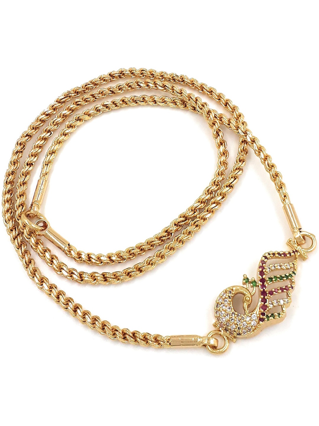

Anujeet Fashion Hub Gold-Plated Link Chains