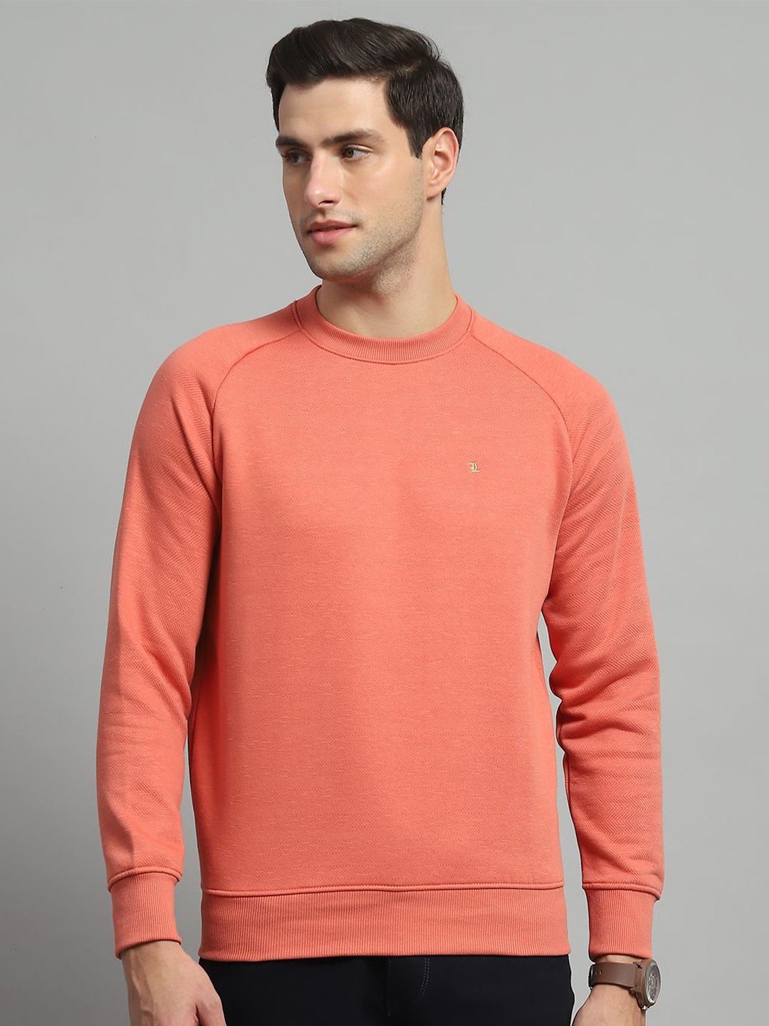 

Monte Carlo Men Cotton Long Sleeves Sweatshirt, Orange