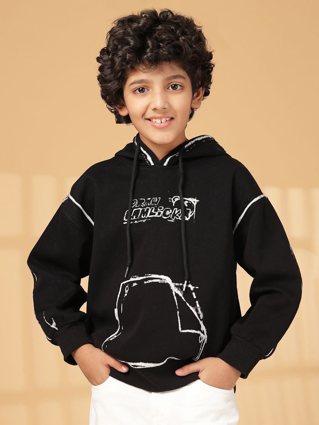 

Albion By CnM Boys Hooded Sweatshirt, Black