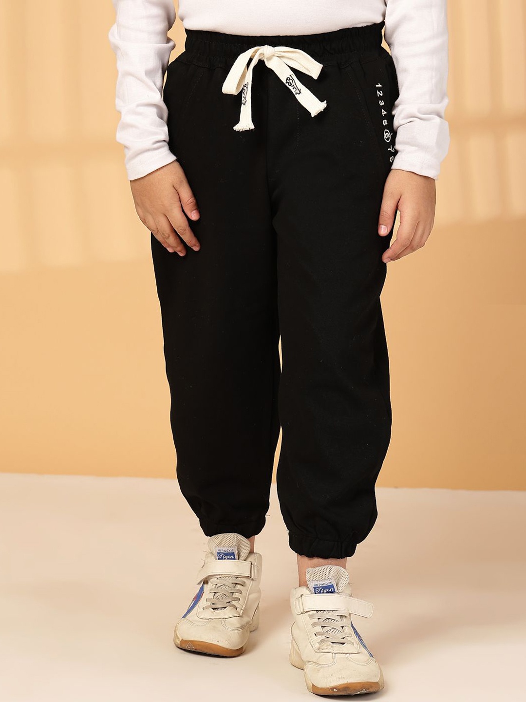 

Albion By CnM Boys Printed Cotton Joggers, Navy blue