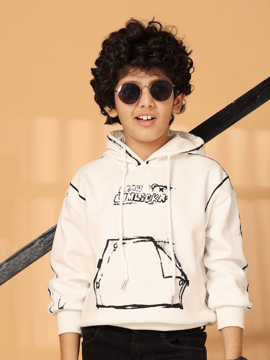 

Albion By CnM Boys Hooded Sweatshirt, White