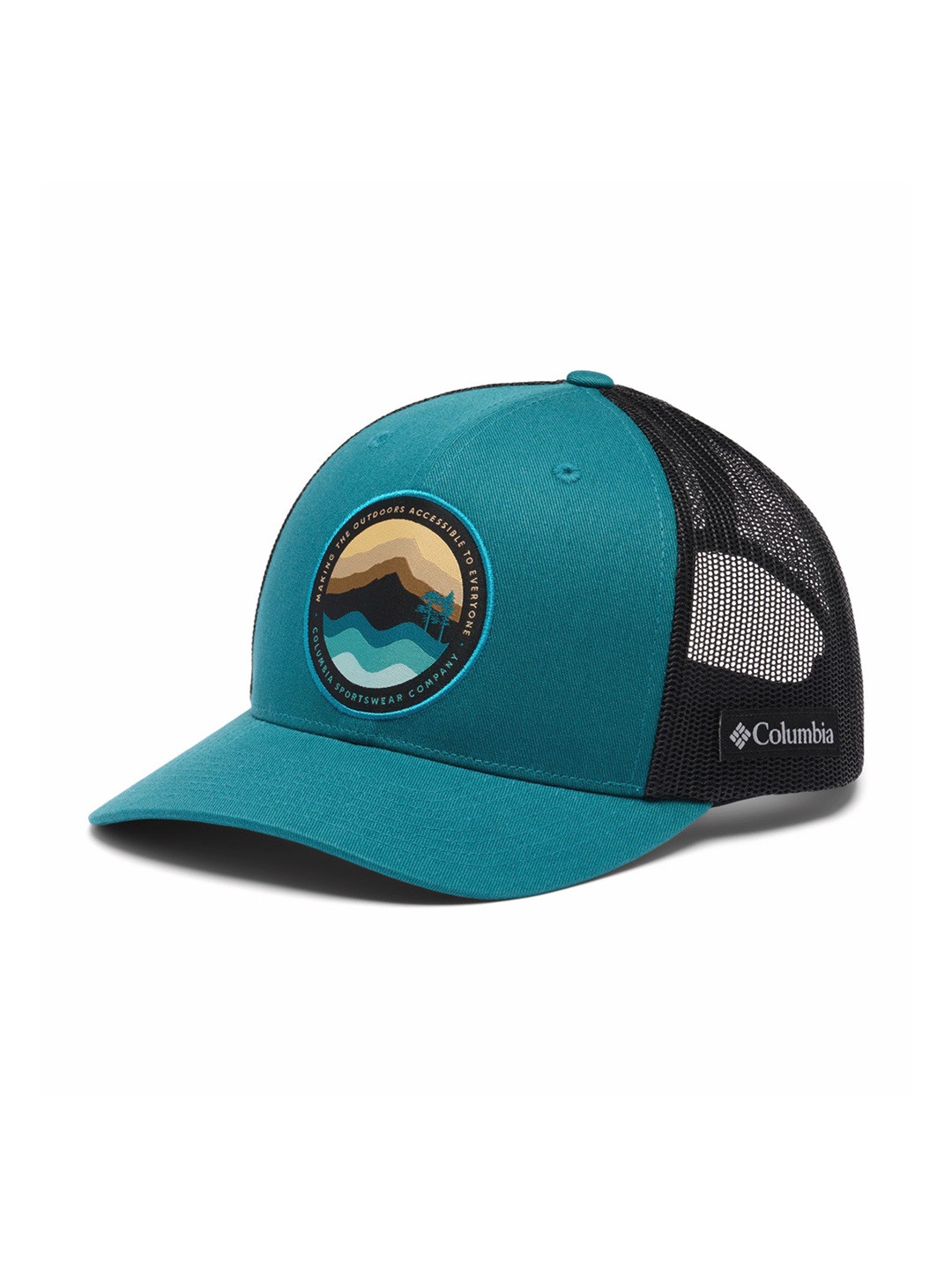 

Columbia Unisex Mesh Snap Back High Cotton Crown Cap, Teal